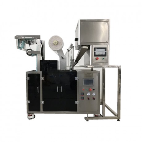 pyramid tea bag packaging machine with outer premade pouch